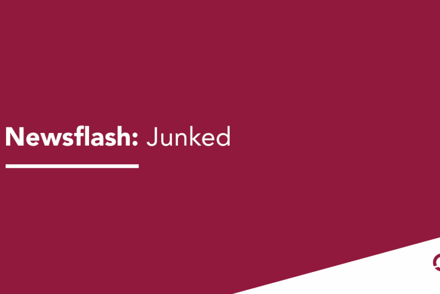 Newsflash: Junked south africa junked
