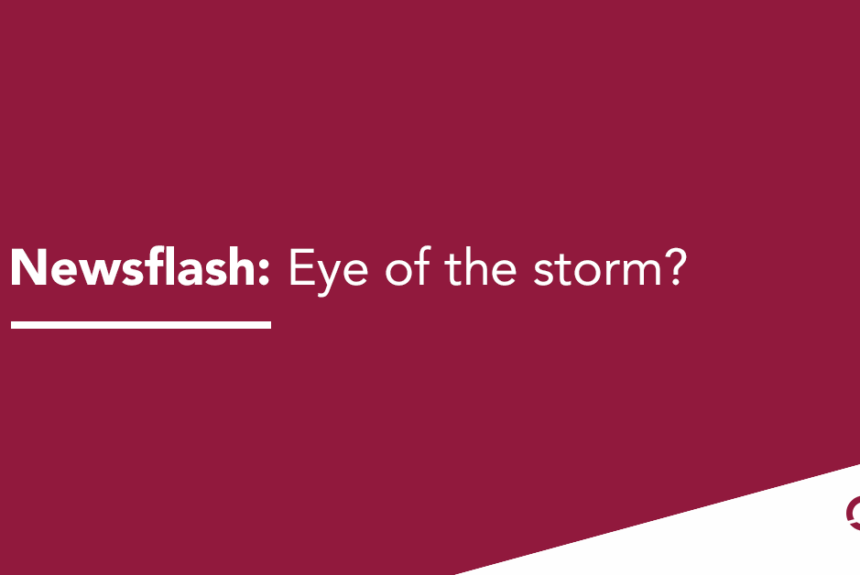 Newsflash: Eye of the storm? newsflash on the rand and covid-19