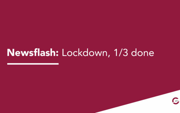 Newsflash: Lockdown, 1/3 done lockdown and the rand