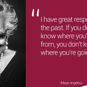 If you don’t know where you’ve come from, you don’t know where you’re going. If you don’t know where you’ve come from, you don’t know where you’re going.